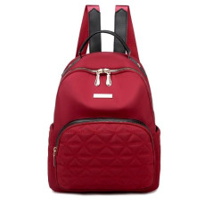 Tas wanita Tas Ransel Wanita Bahan Oxford Import -red